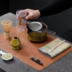 Service thé traditionnel japonais matcha cuit au four – Coffret céramique 4 pièces art du thé Dropshipman