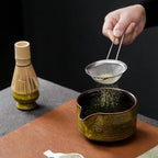 Service thé traditionnel japonais matcha cuit au four – Coffret céramique 4 pièces art du thé Dropshipman