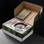 Service thé traditionnel japonais matcha cuit au four – Coffret céramique 4 pièces art du thé Dropshipman