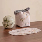 Service thé voyage Osmanthus peint à la main – Set théière tasses céramique portable fleurs Dropshipman