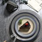 Service vaisselle céramique européen – Set relief Bohemia restaurant assiettes bols tasses Dropshipman