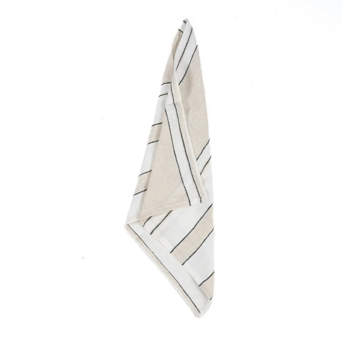 Serviette La Provence - Naturel Noir Blanc - 45x45 Bazar Bizar Living