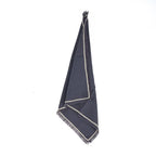Serviette La Toscane - Noir Naturel - 45x45 Bazar Bizar Living
