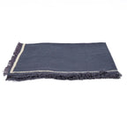 Serviette La Toscane - Noir Naturel - 45x45 Bazar Bizar Living