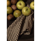 Serviette The Picknick - Noir Naturel - 45x45 Bazar Bizar Living