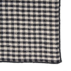 Serviette The Picknick - Noir Naturel - 45x45 Bazar Bizar Living