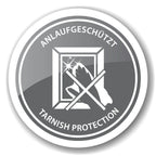 Serviette à gâteau et couteau à gâteau EDZARD, argenté, résistant au ternissement, longueur du couteau 32 cm, longueur du levier 28 cm EDZARD-SHOP.com