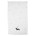 Serviette invitée 40x66 cm coton blanc coton Clayre & Eef.