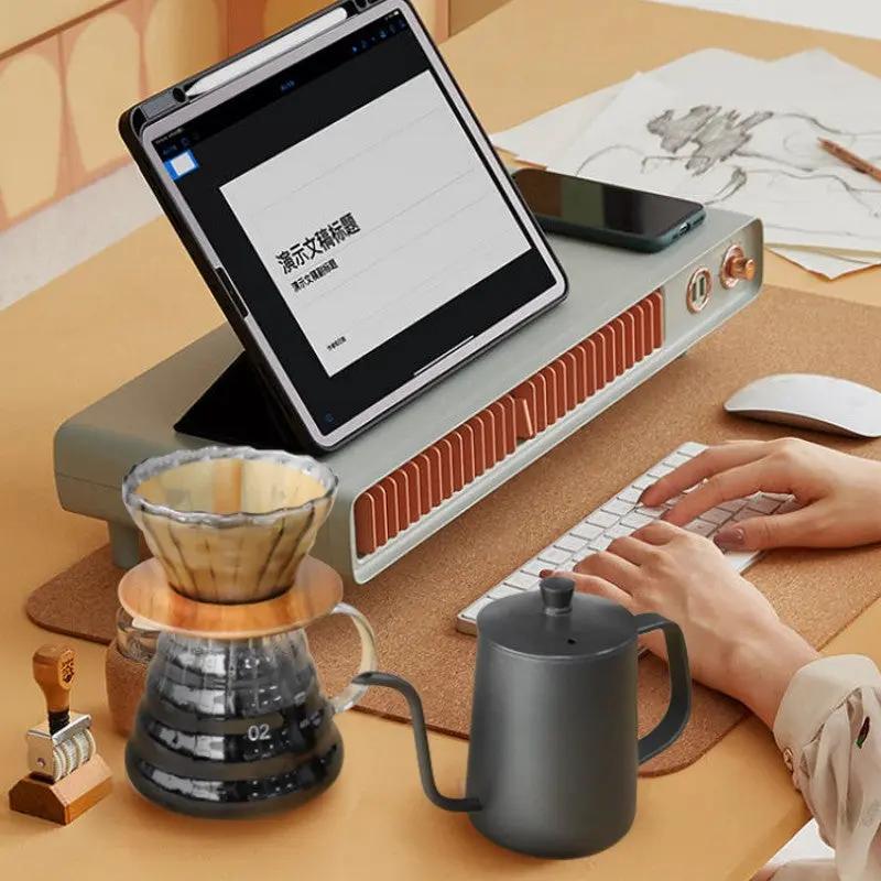 Set Café Camping Portable Extérieur – Cafetière Manuelle Métal Pique-Nique 5 Pièces Dropshipman