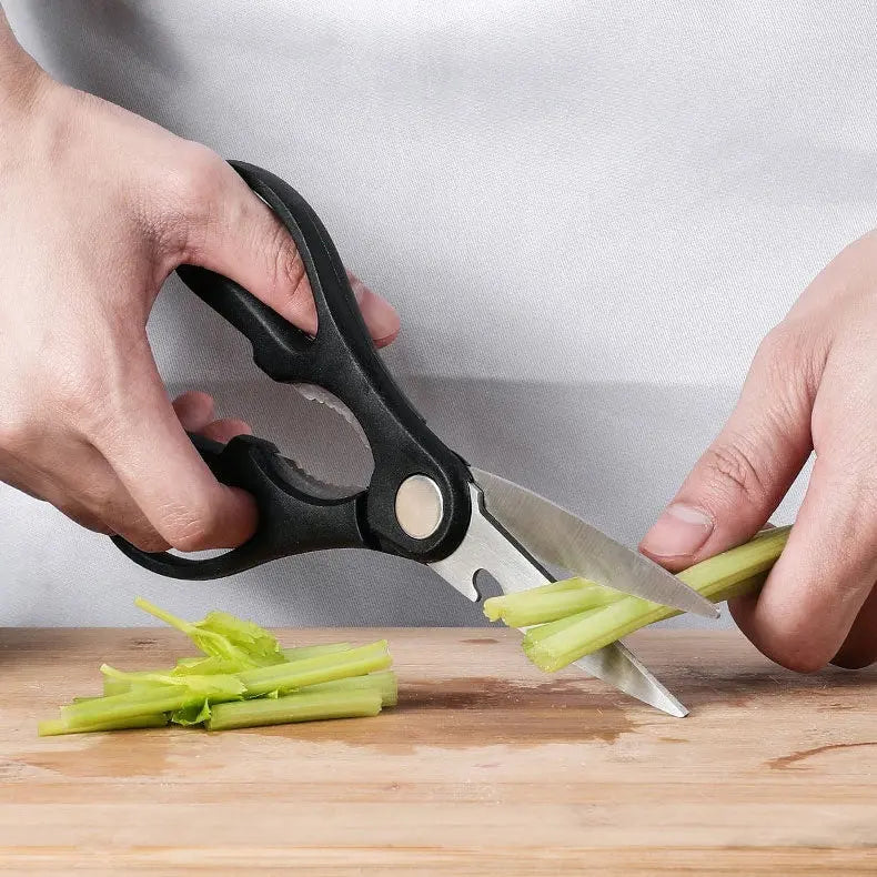 Set couteaux cuisine antirouille – Lames noires acier inoxydable moderne 4 pièces Dropshipman