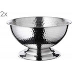 Set de 2 coupes à champagne Cara martelées Ø 40 cm EDZARD-SHOP.com