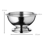 Set de 2 coupes à champagne Cara martelées Ø 40 cm EDZARD-SHOP.com
