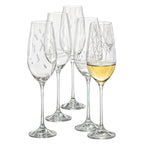 Set de 6 flutes à champagne tempo AULICA