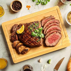 Set planches découper bambou trois pièces – Ustensiles cuisine moderne simplicité écologique Dropshipman