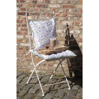 Sets de table Lot de 6 48x33 cm Fleurs en coton blanc vert Clayre & Eef.