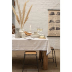 Sets de table lot de 6 48x33 cm set de table coq en coton beige Clayre & Eef.