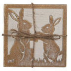 Sous-verres (lot de 4) 10x10 cm Clayre & Eef.