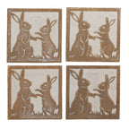 Sous-verres (lot de 4) 10x10 cm Clayre & Eef.