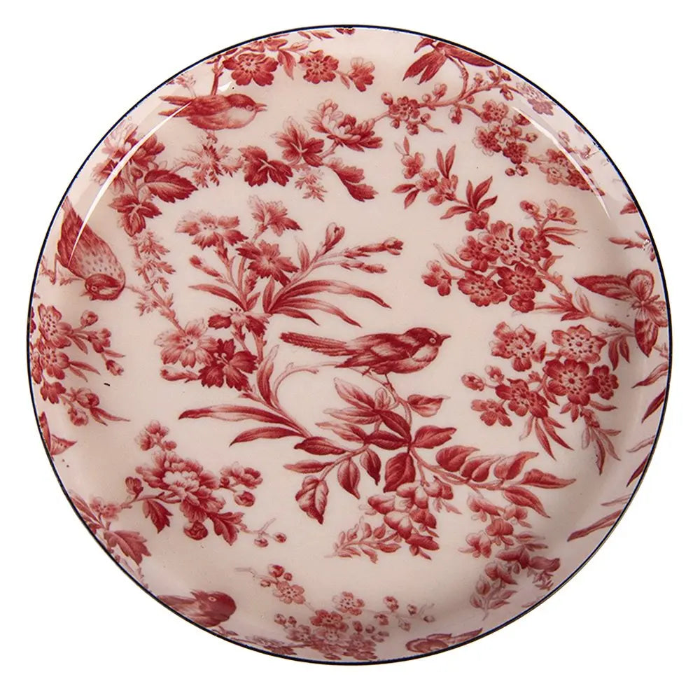 Sous-verres pour verres Ø 11x1 cm Métal Blanc Clayre & Eef.