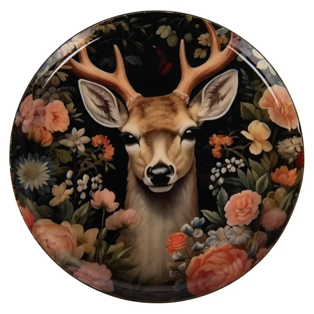 Sous-verres pour verres Ø 11x1 cm Métal Noir Clayre & Eef.