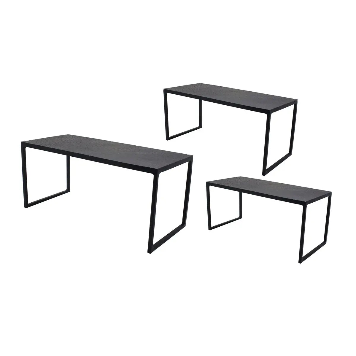 Support buffet rectangulaire set 3 AULICA