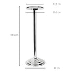 Support pour glacière à champagne EDZARD, support Olbia pour glacière, acier inoxydable brillant, hauteur 62 EDZARD-SHOP.com