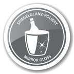 Support pour glacière à champagne EDZARD, support Olbia pour glacière, acier inoxydable brillant, hauteur 62 EDZARD-SHOP.com