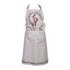 Tablier de cuisine 70x85 cm Beige Coton Clayre & Eef.