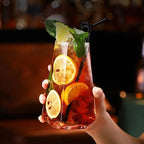 Tasse Eau Fruits Thé Soda Bulles – Gobelet Verre Nordique Hexagonal Carré Dropshipman