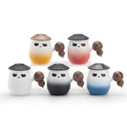 Tasse Thé Élégante Panda Héros Couvercle Filtre – Mug Céramique Poignée Bois Bureau 401-500ml Dropshipman