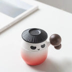 Tasse Thé Élégante Panda Héros Couvercle Filtre – Mug Céramique Poignée Bois Bureau 401-500ml Dropshipman