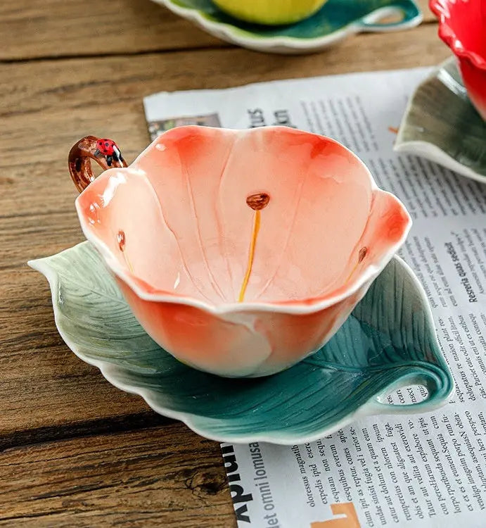 Tasse café latte art céramique émaillée fait main – Tasse artisanale traditionnelle Dropshipman