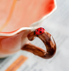 Tasse café latte art céramique émaillée fait main – Tasse artisanale traditionnelle Dropshipman