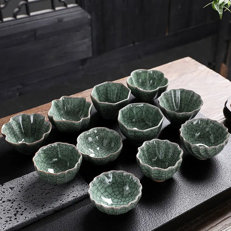 Tasse dégustation thé traditionnelle chinoise porcelaine Kung Fu – Tasse céramique art du thé Dropshipman