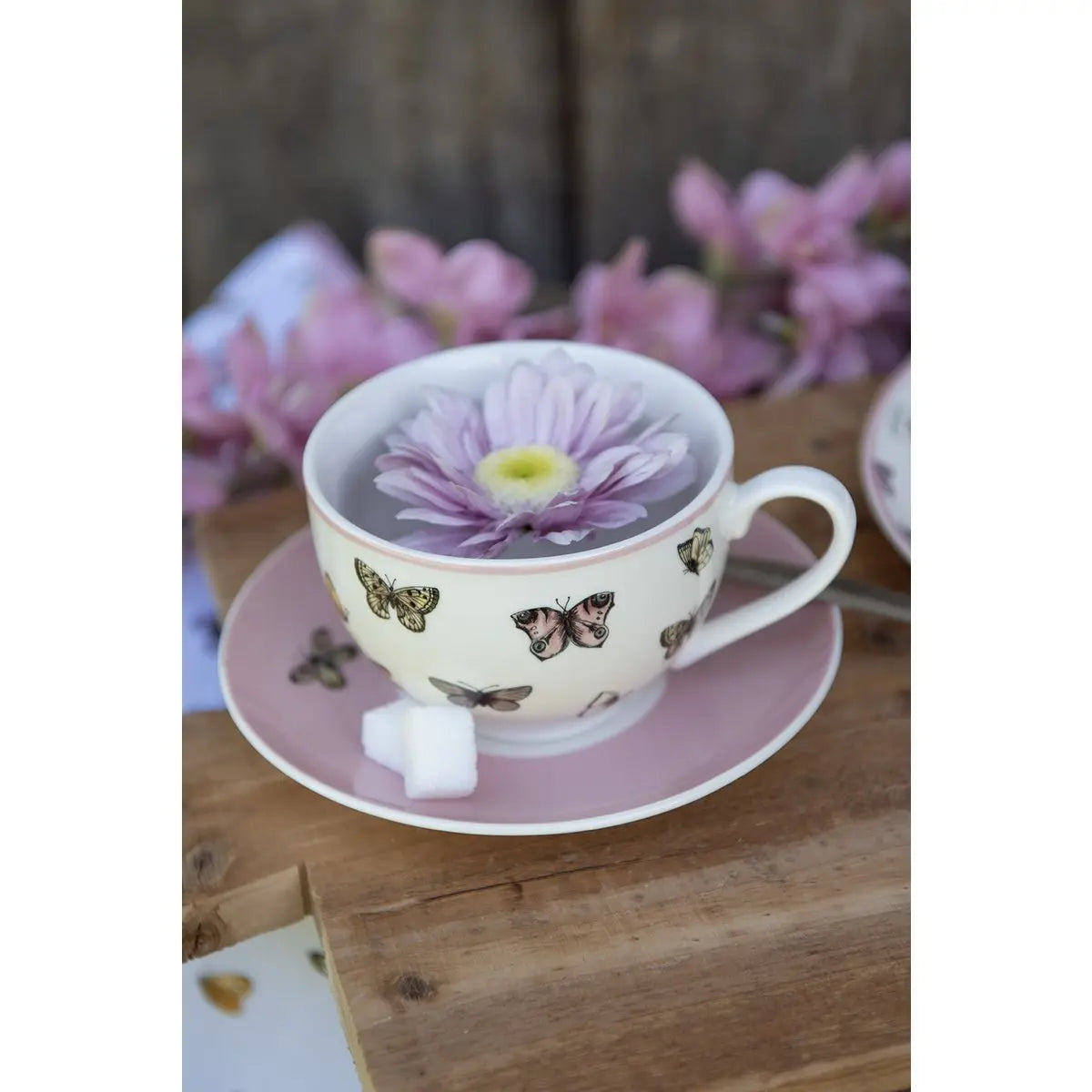 Tasse et soucoupe 12x9x6 cm / Ø 14x2 cm / 200 ml Clayre & Eef.