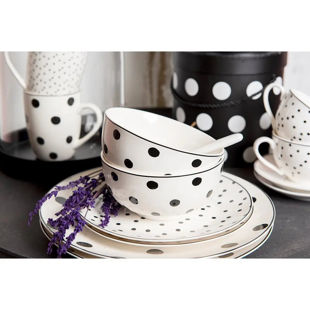 Tasse et soucoupe 12x9x6 cm / Ø 14x2 cm / 250 ml Clayre & Eef.