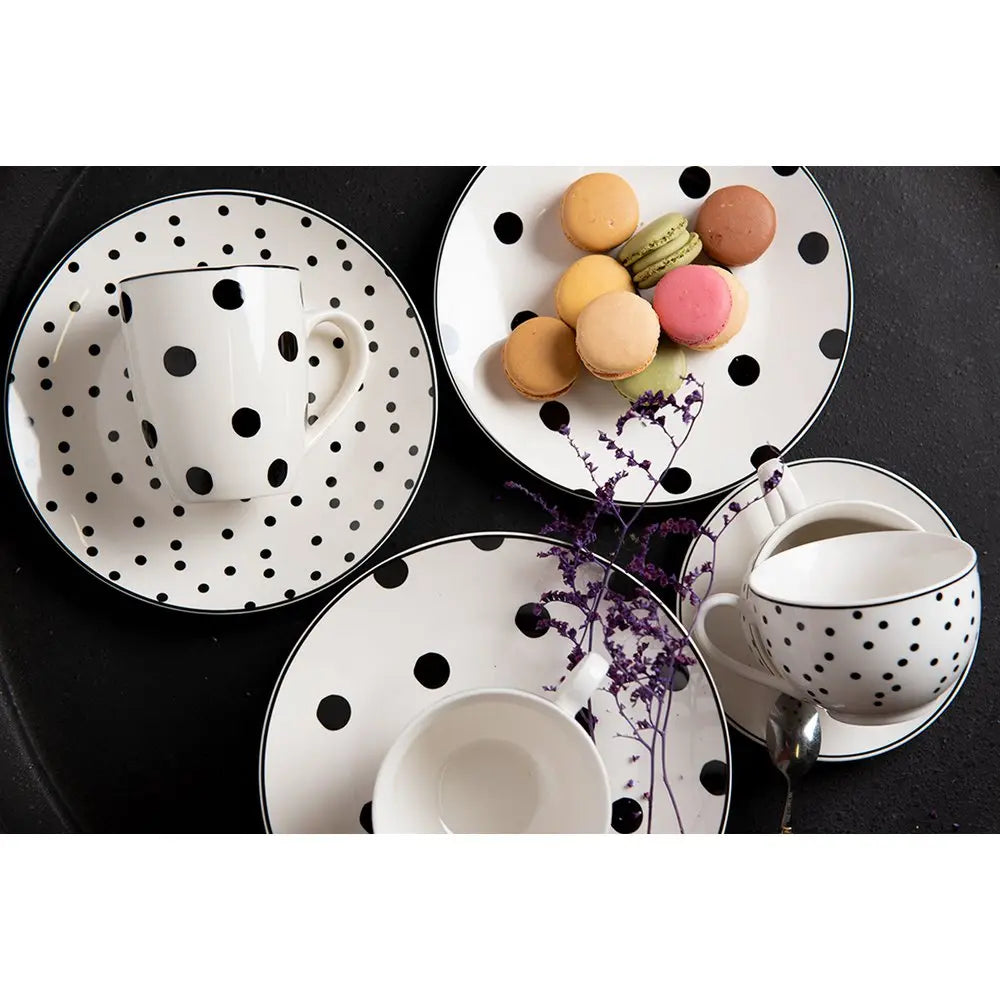 Tasse et soucoupe 12x9x6 cm / Ø 14x2 cm / 250 ml Clayre & Eef.