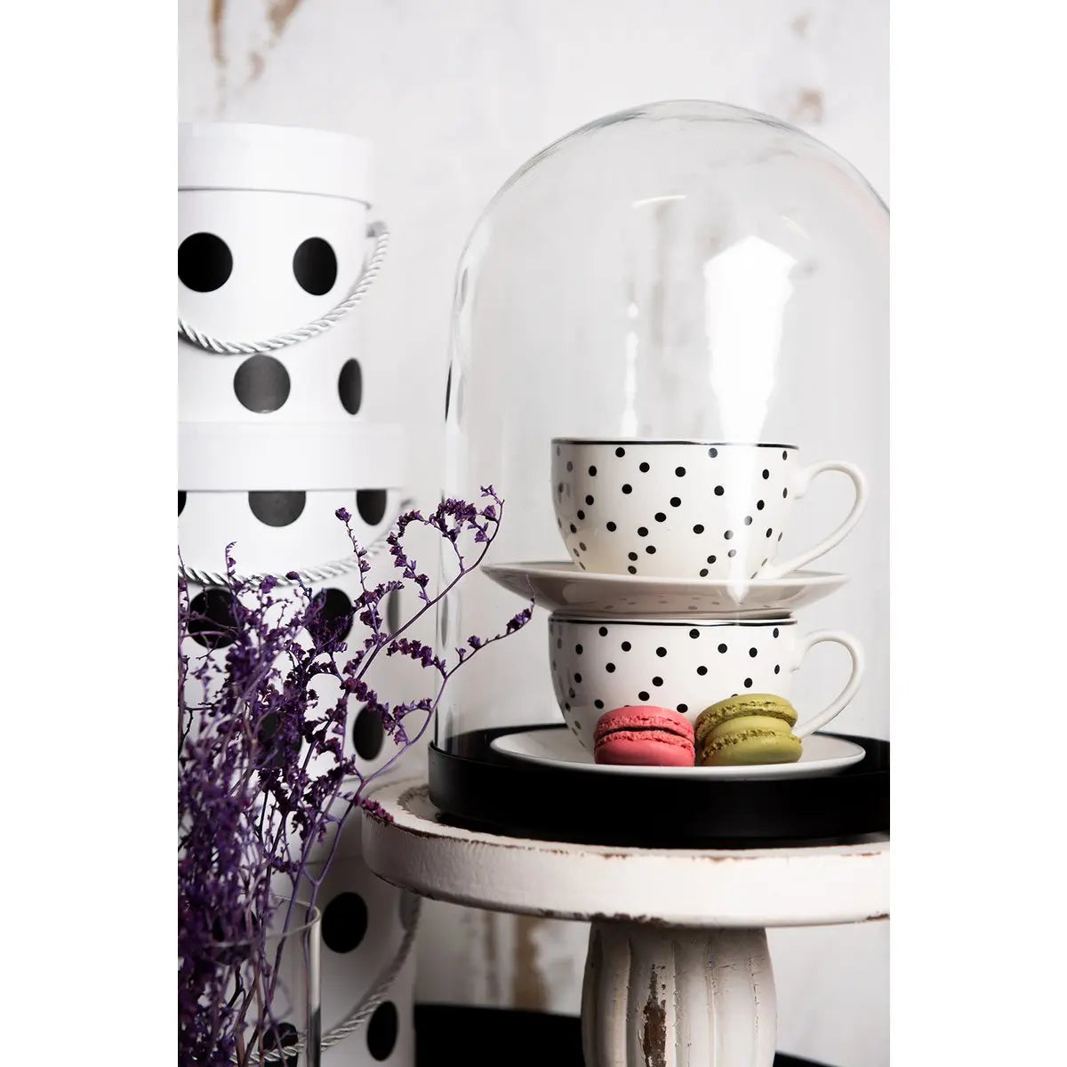 Tasse et soucoupe 12x9x6 cm / Ø 14x2 cm / 250 ml Clayre & Eef.