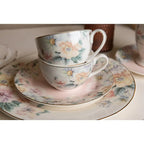 Tasse et soucoupe 12x9x6 cm / Ø 15x2 cm / 250 ml Clayre & Eef.