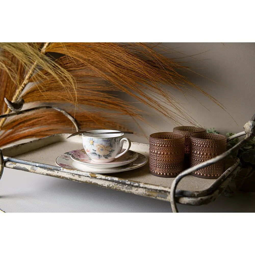 Tasse et soucoupe 12x9x6 cm / Ø 15x2 cm / 250 ml Clayre & Eef.