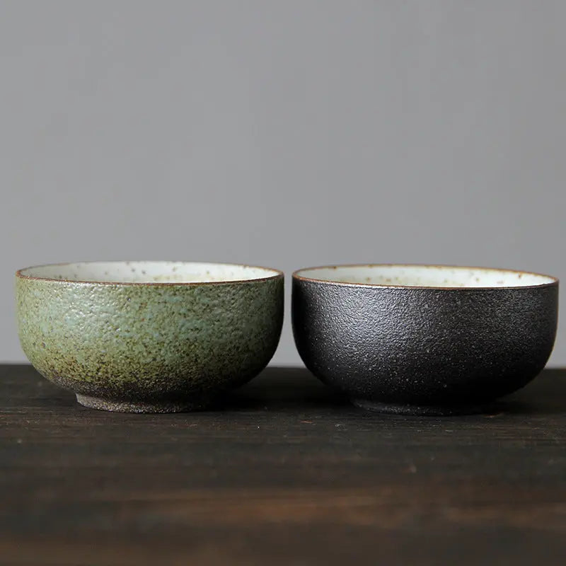 Tasse thé grès japonais – Poterie céramique traditionnelle zen authentique Dropshipman
