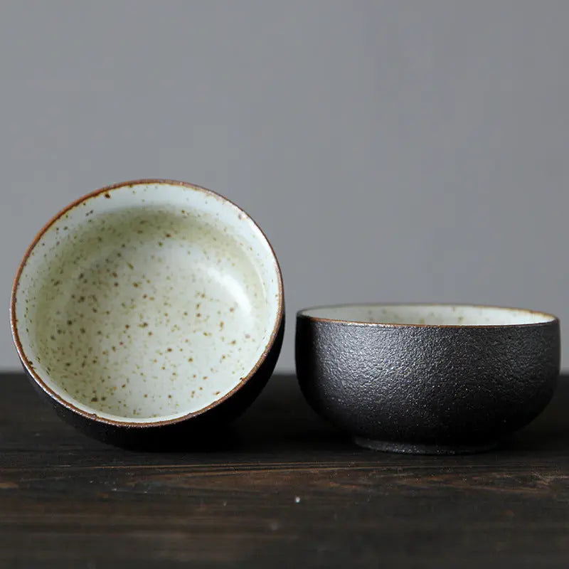 Tasse thé grès japonais – Poterie céramique traditionnelle zen authentique Dropshipman