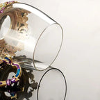 Tasse verre cristal émaillée infusion thé parfumé – Mug artisanal moderne Dropshipman