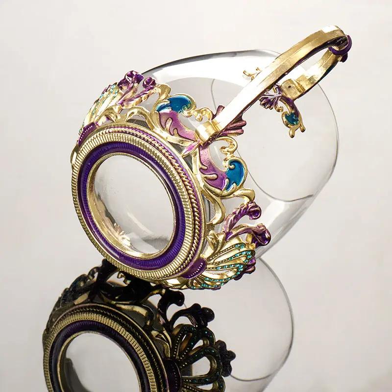 Tasse verre cristal émaillée infusion thé parfumé – Mug artisanal moderne Dropshipman