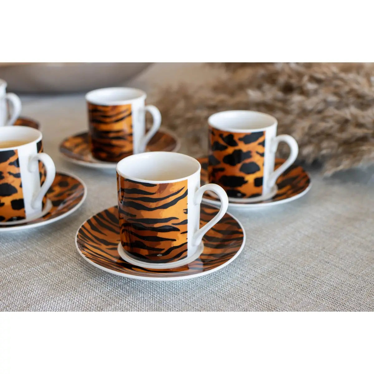 Tasses à café safari - lot de 6 AULICA