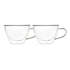 Tasses à chocolat chaud double paroi 370ml - lot de 2 AULICA