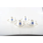 Tasses et sous-tasses chance - lot de 4 AULICA