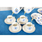 Tasses et sous-tasses chance - lot de 4 AULICA
