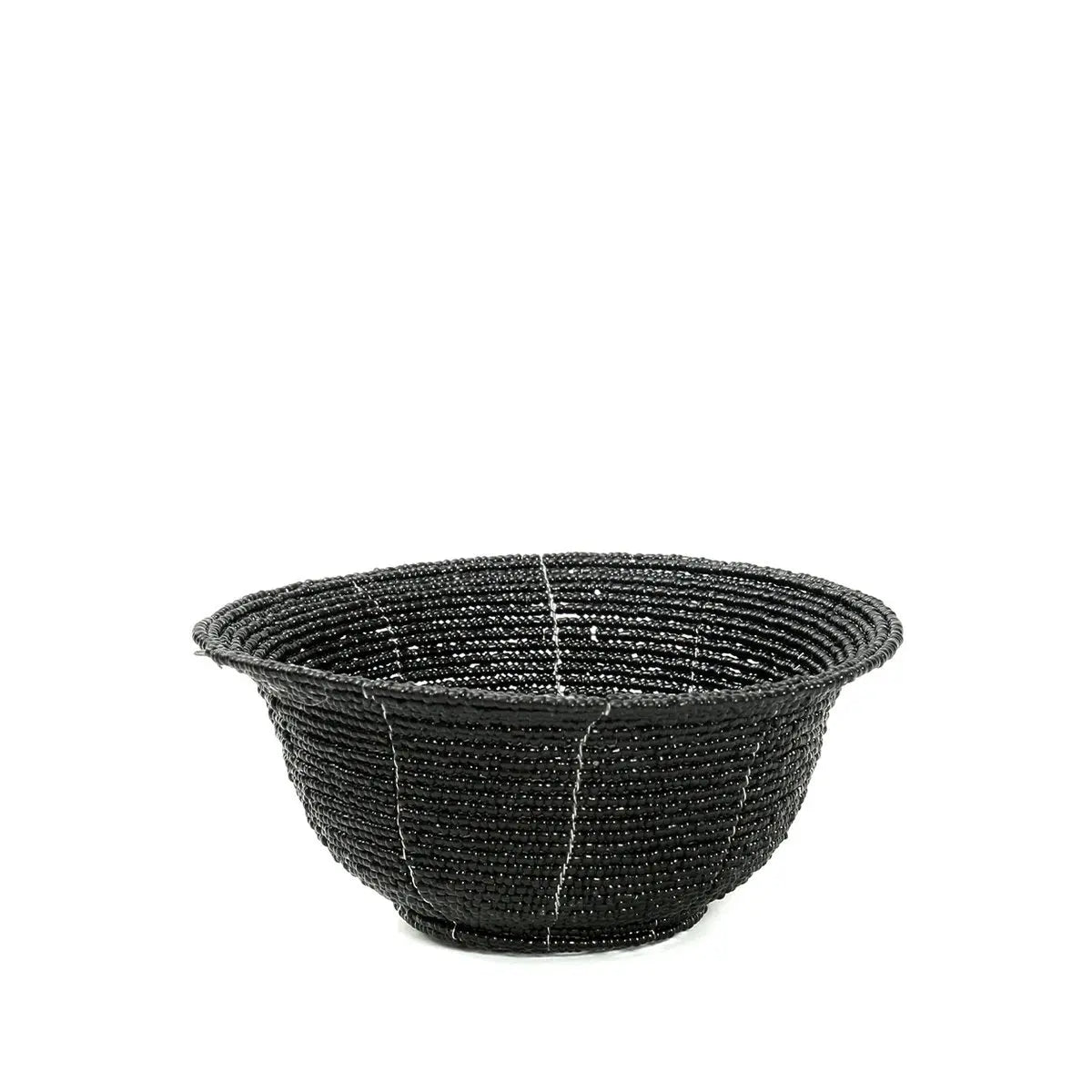The Beaded Bowl Low - Noir - S Bazar Bizar Living