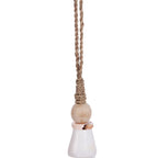 The Cone Shell Tassel - Natural White Bazar Bizar Living